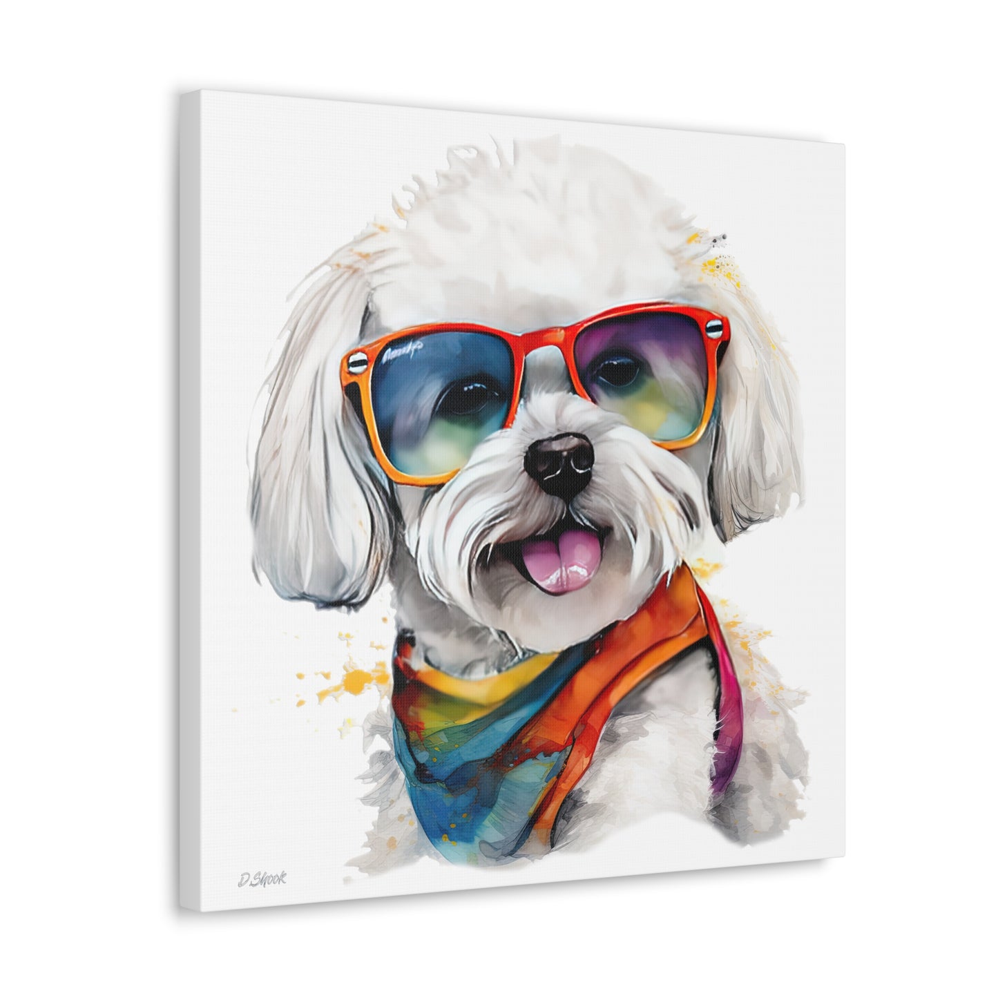 Bichon Frise 5 Canvas Gallery Wraps