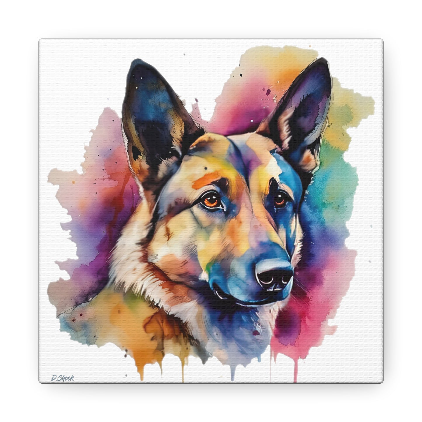 German Sheppard 3B Canvas Gallery Wraps