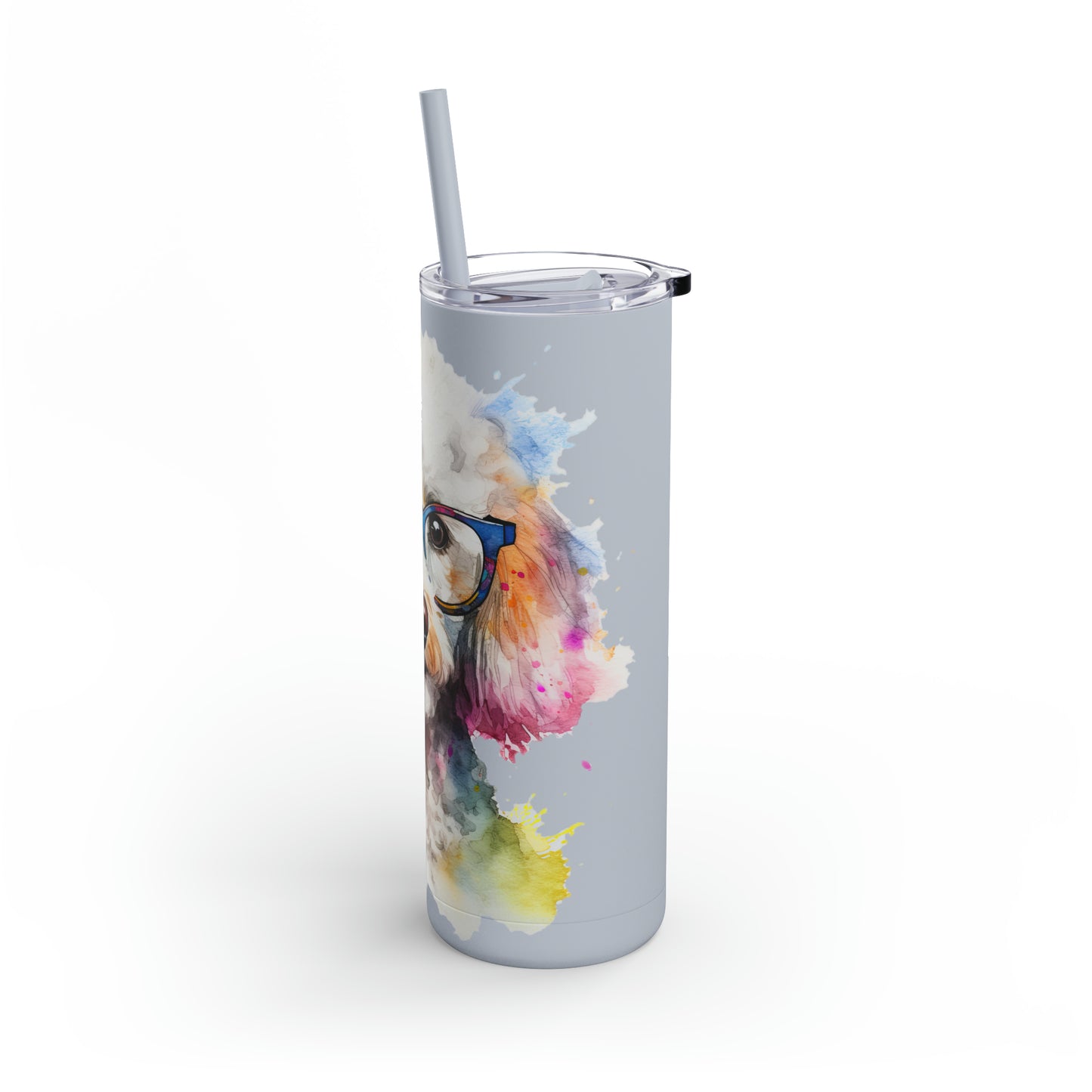 Poodle 10 Maars Maker Skinny Matte Tumbler, 20oz
