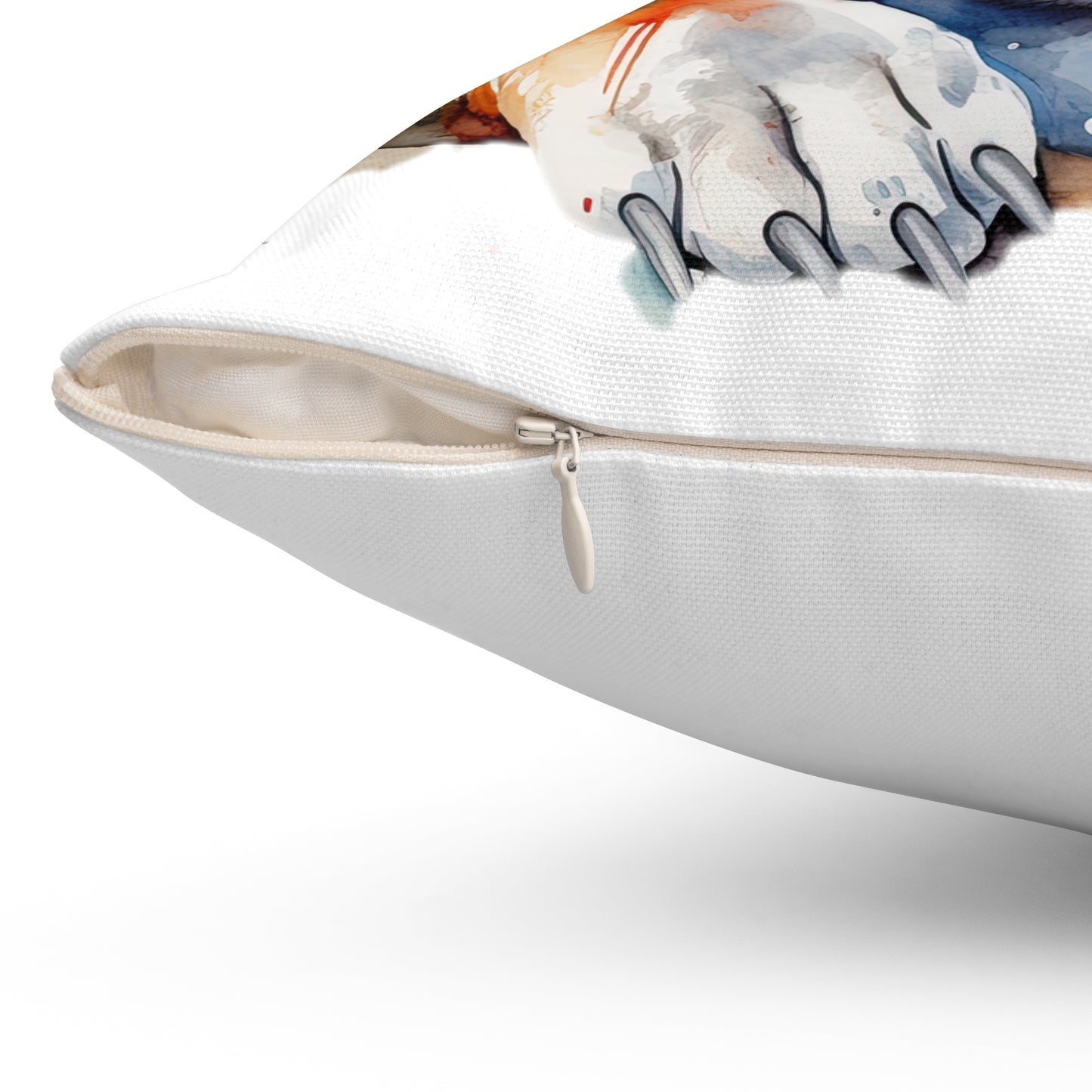 Bulldog 5 Spun Polyester Square Pillow