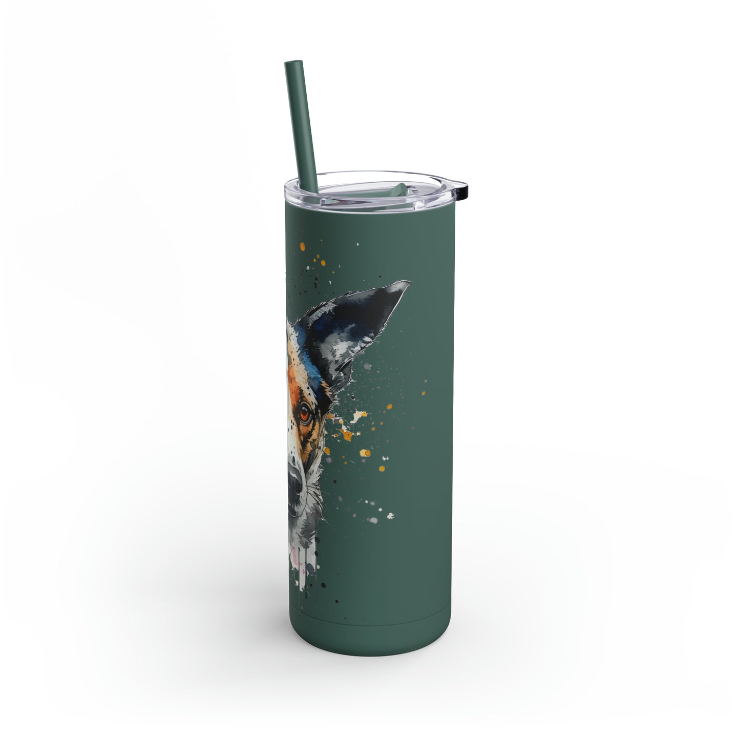 Blue Heeler 1 Maars Maker Skinny Matte Tumbler, 20oz