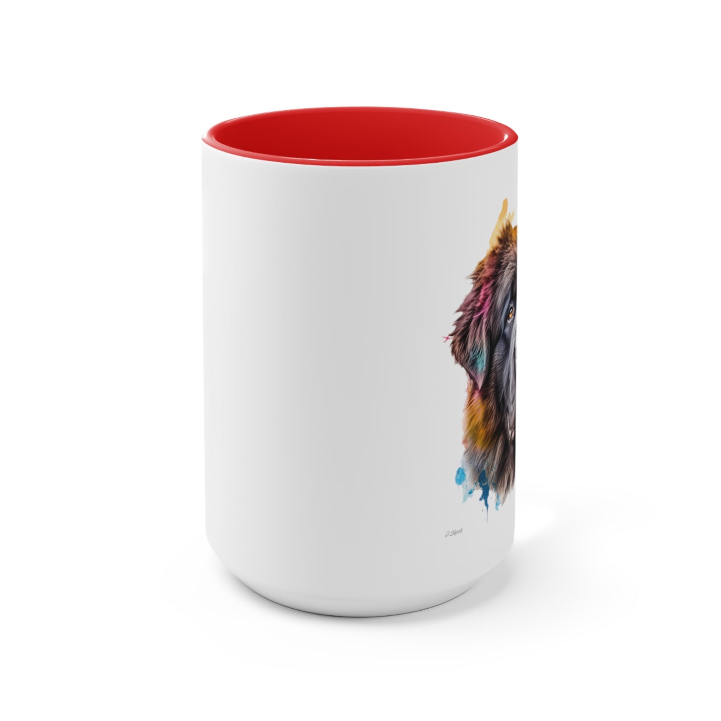 Newfoundland Dog 3 Accent Mugs