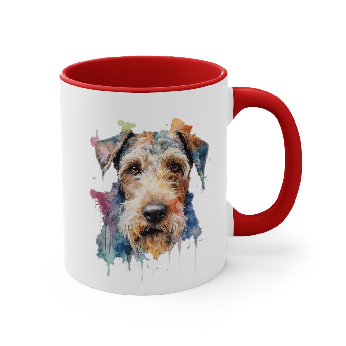 Airedale Terrier 2 Accent Mugs