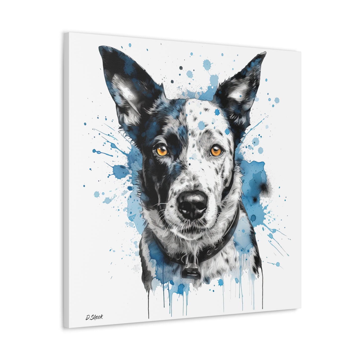 Blue Heeler 3 Canvas Gallery Wraps