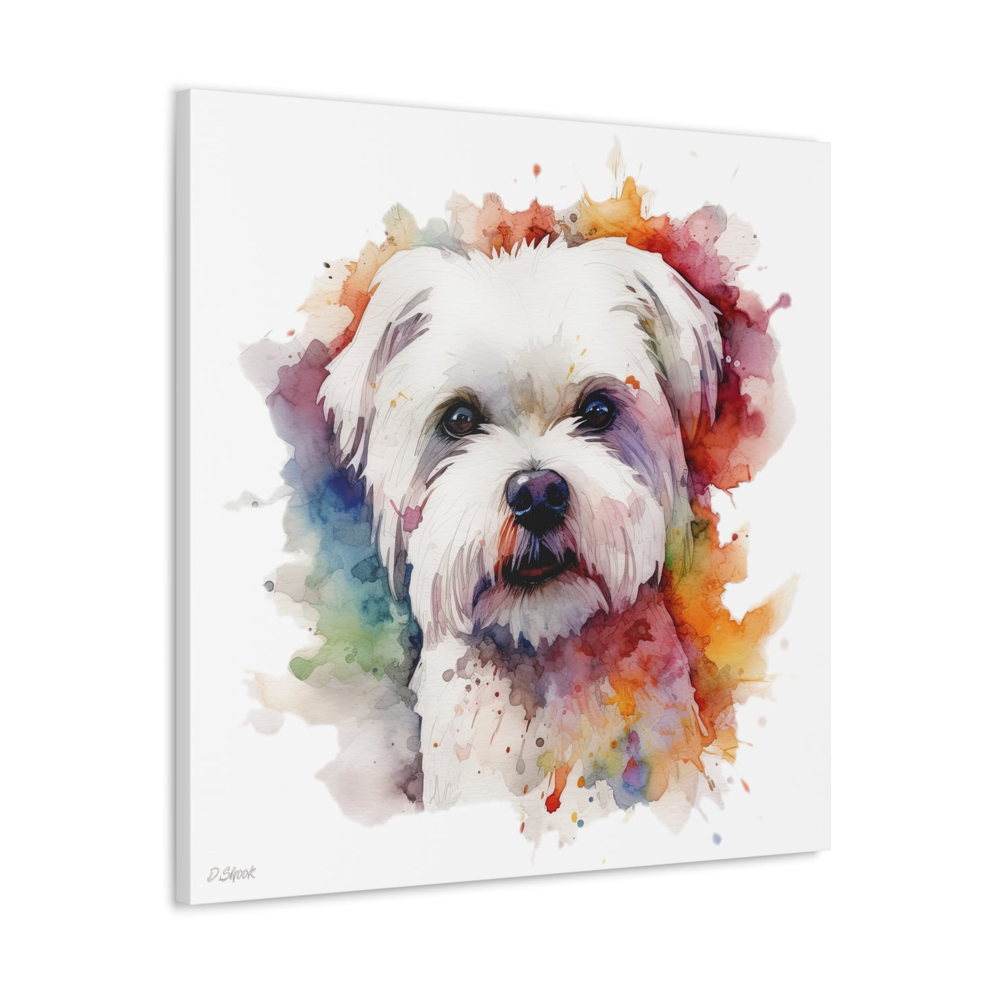 Maltese Dog 2 Canvas Gallery Wraps