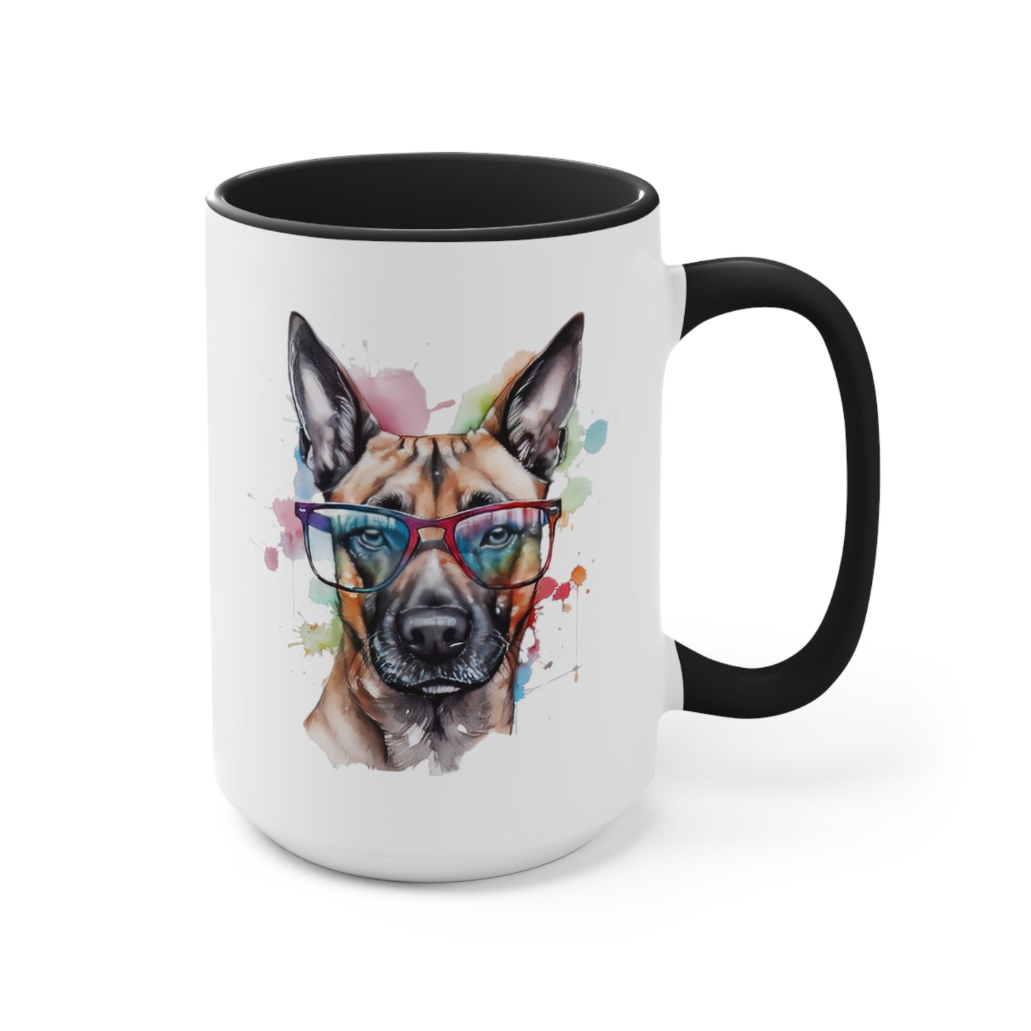 Belgium Malinois 5 Accent Mugs