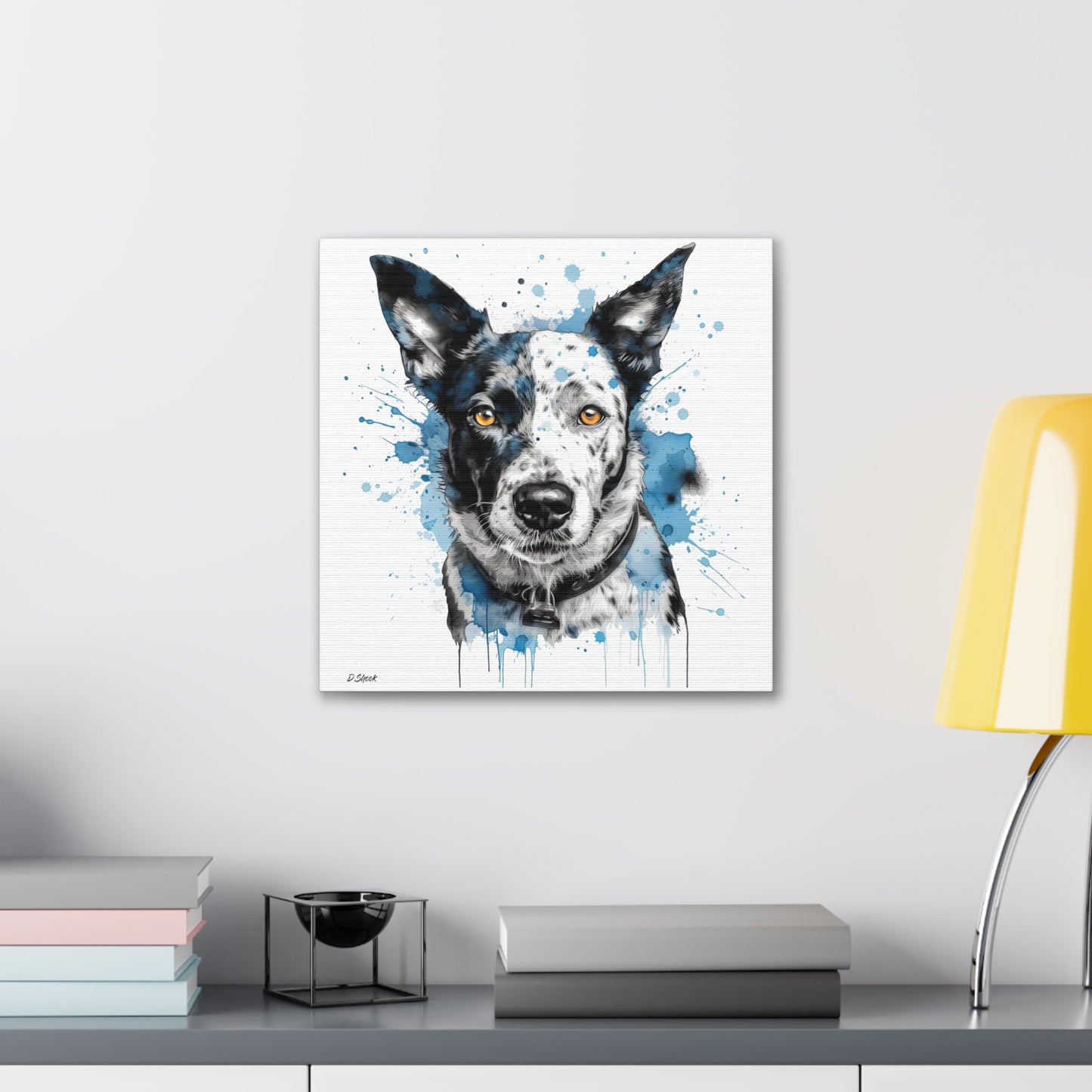 Blue Heeler 3 Canvas Gallery Wraps