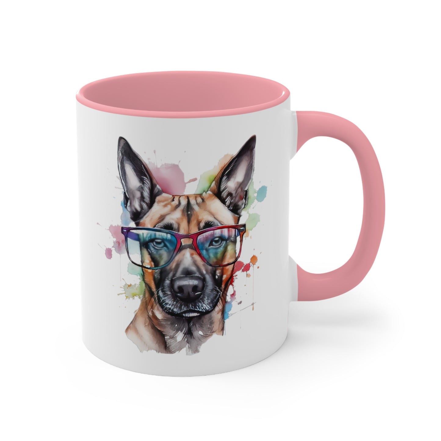 Belgium Malinois 5 Accent Mugs