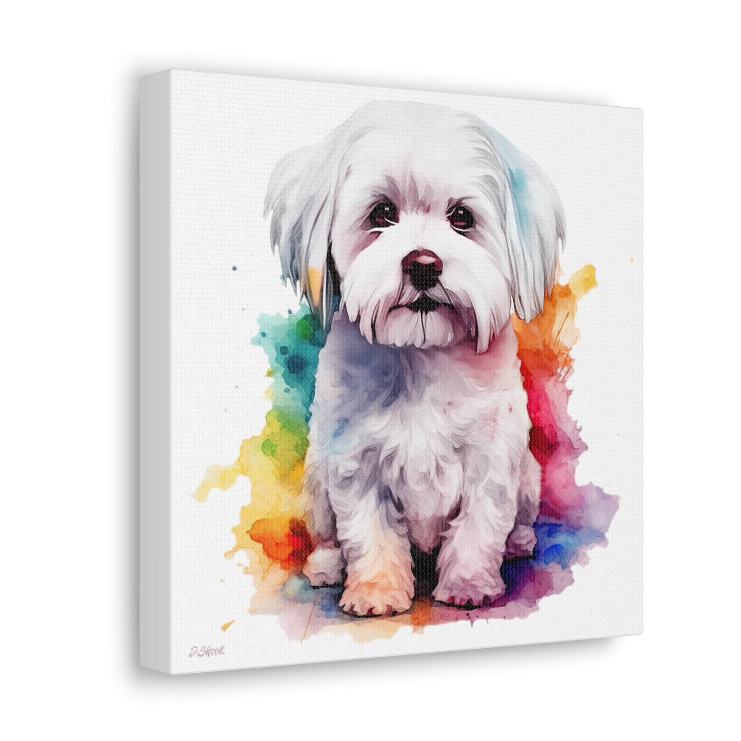Maltese Dog 3 Canvas Gallery Wraps