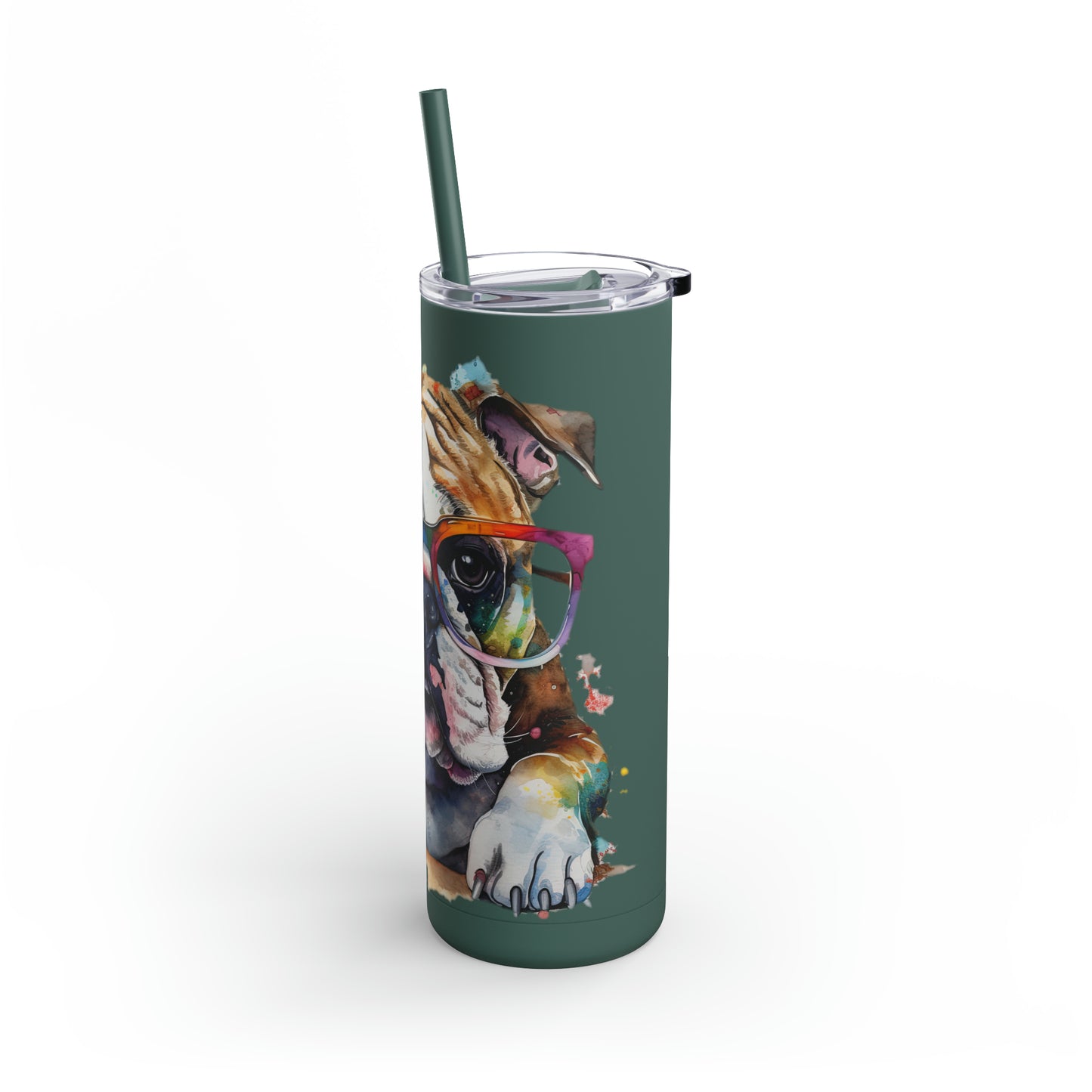Bulldog 5 Maars Maker Skinny Matte Tumbler, 20oz