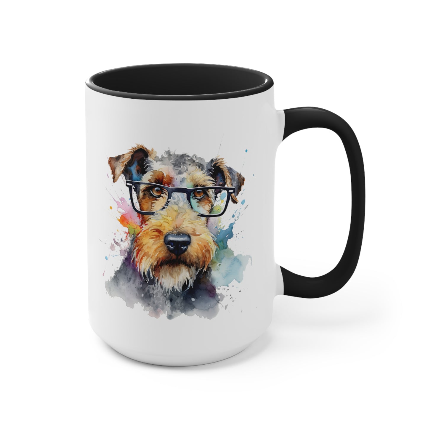 Airedale Terrier 7 Accent Mugs