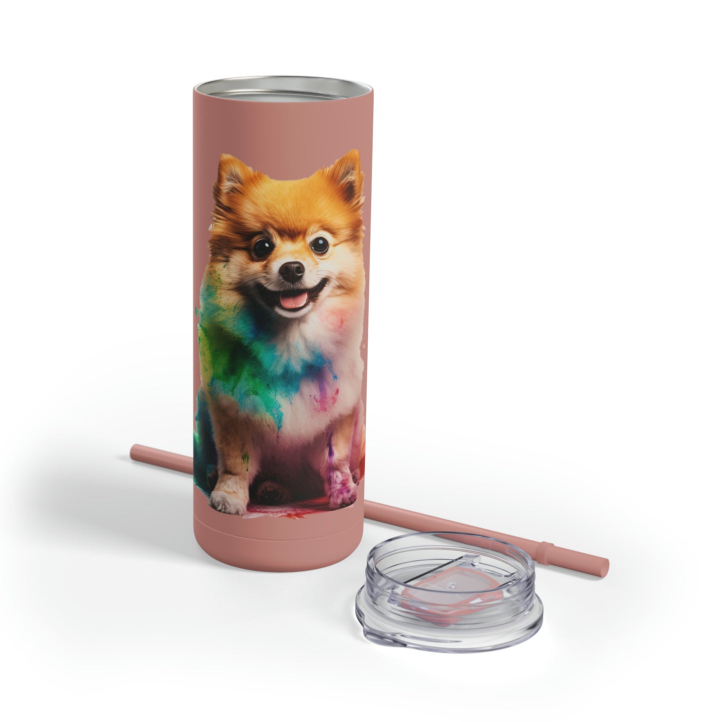 Pomeranian 1 Maars Maker Skinny Matte Tumbler, 20oz