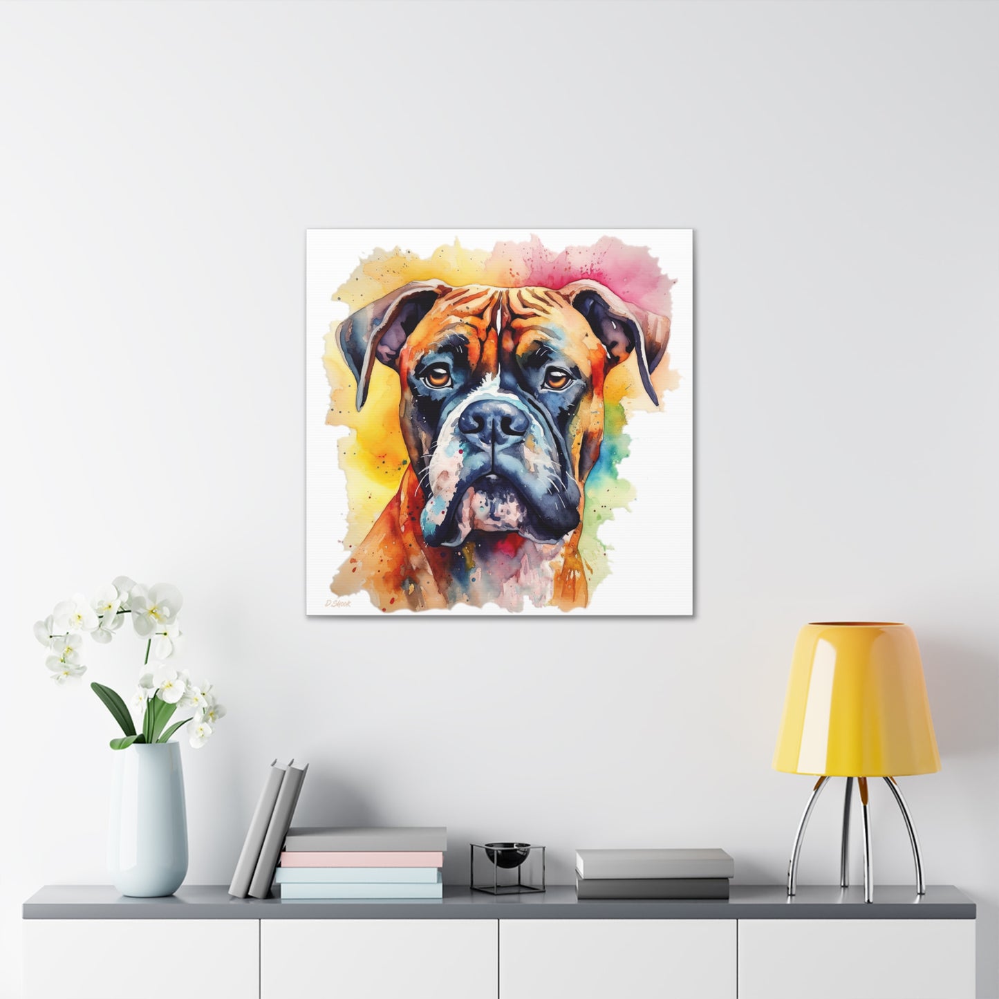 Boxer 1 Canvas Gallery Wraps