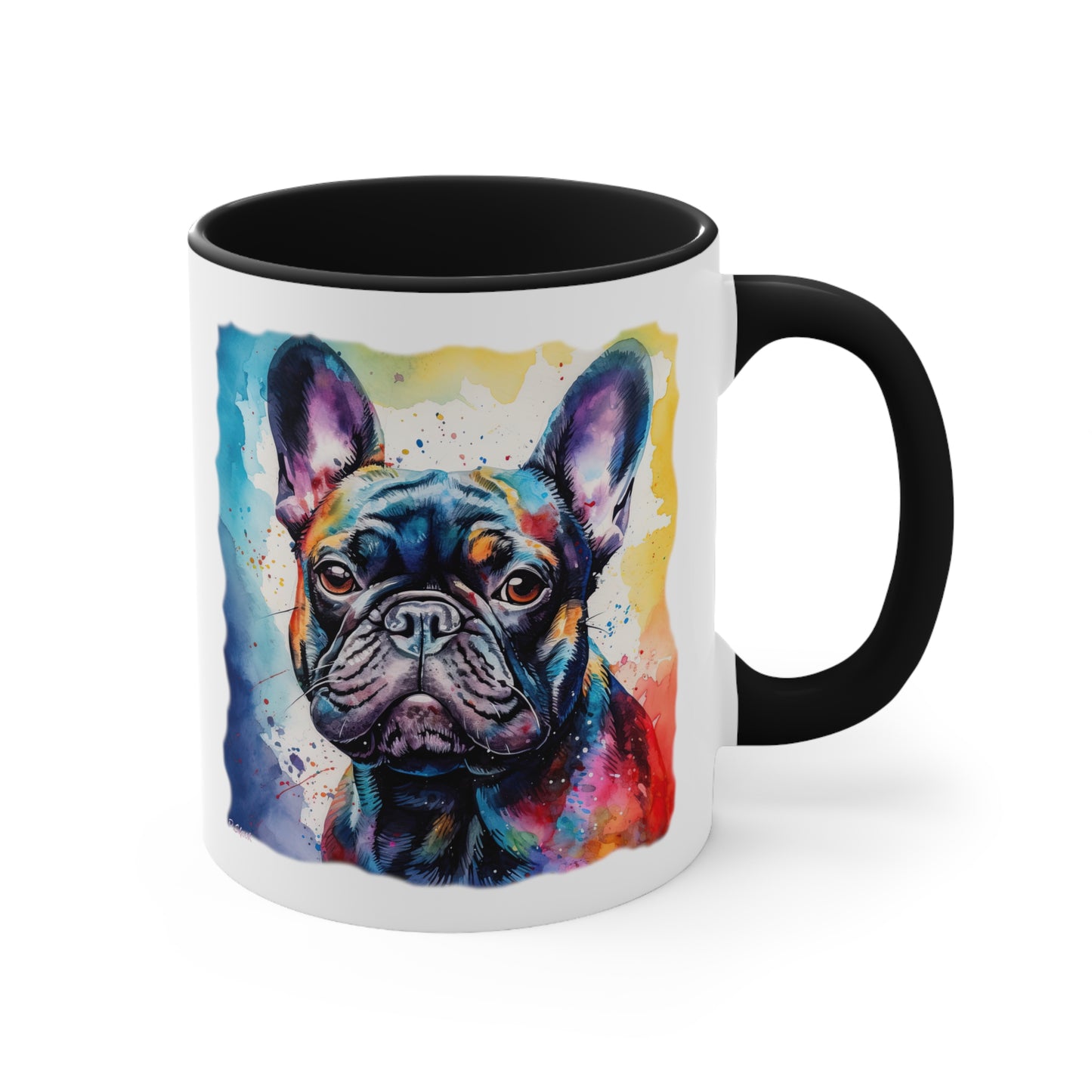 French Bulldog 2 Accent Mugs