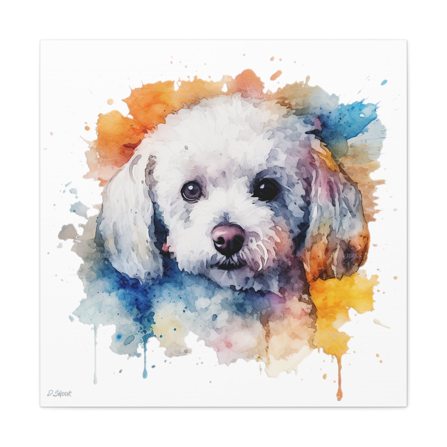 Bichon Frise 3 Canvas Gallery Wraps