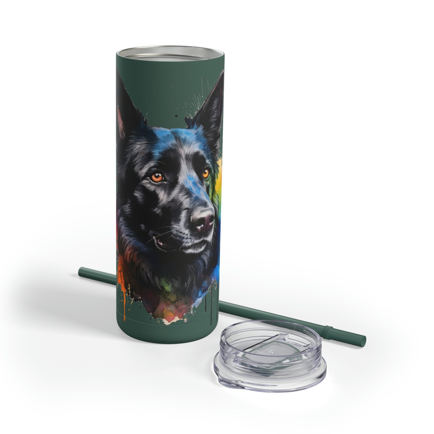 German Sheppard 22 Maars Maker Skinny Matte Tumbler, 20oz