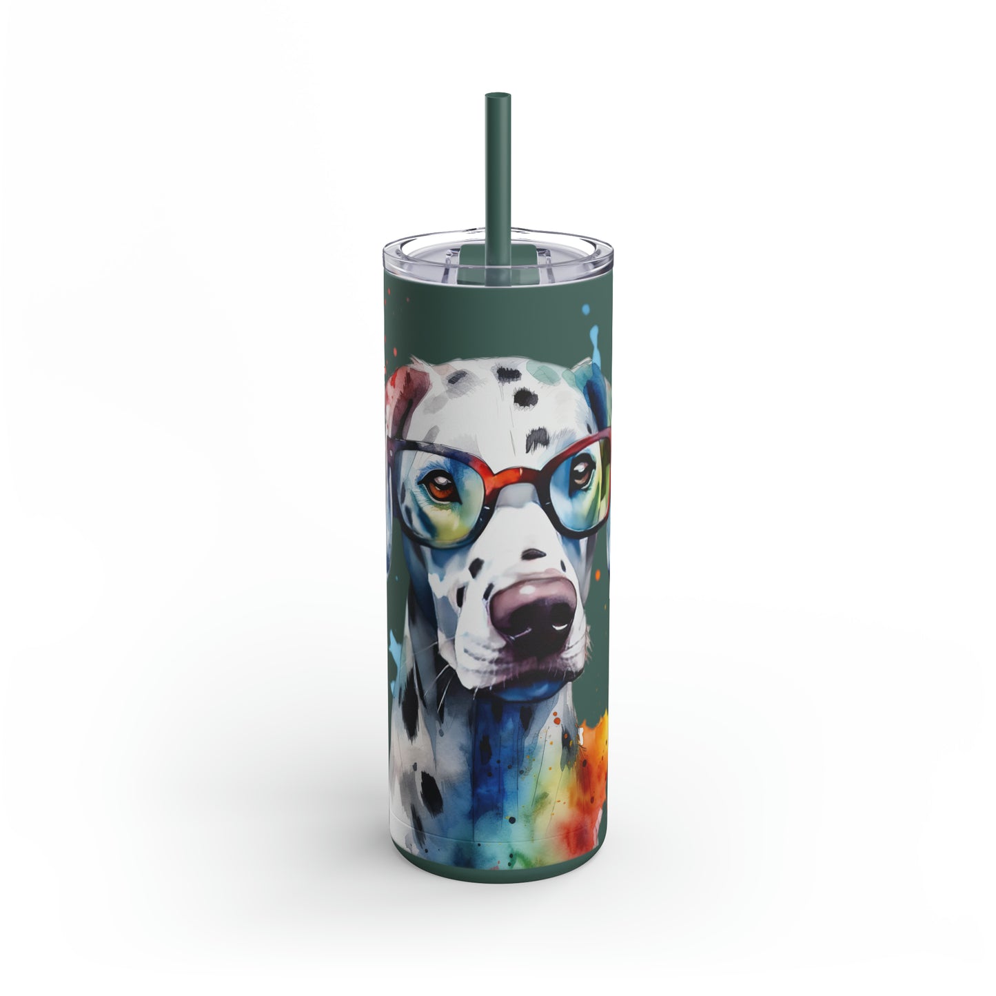Dalmatian 4 Maars Maker Skinny Matte Tumbler, 20oz