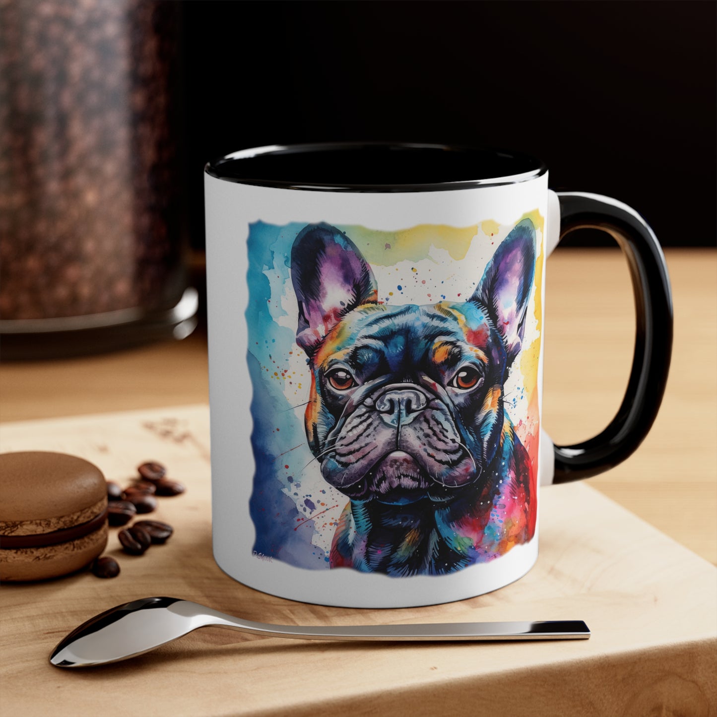 French Bulldog 2 Accent Mugs