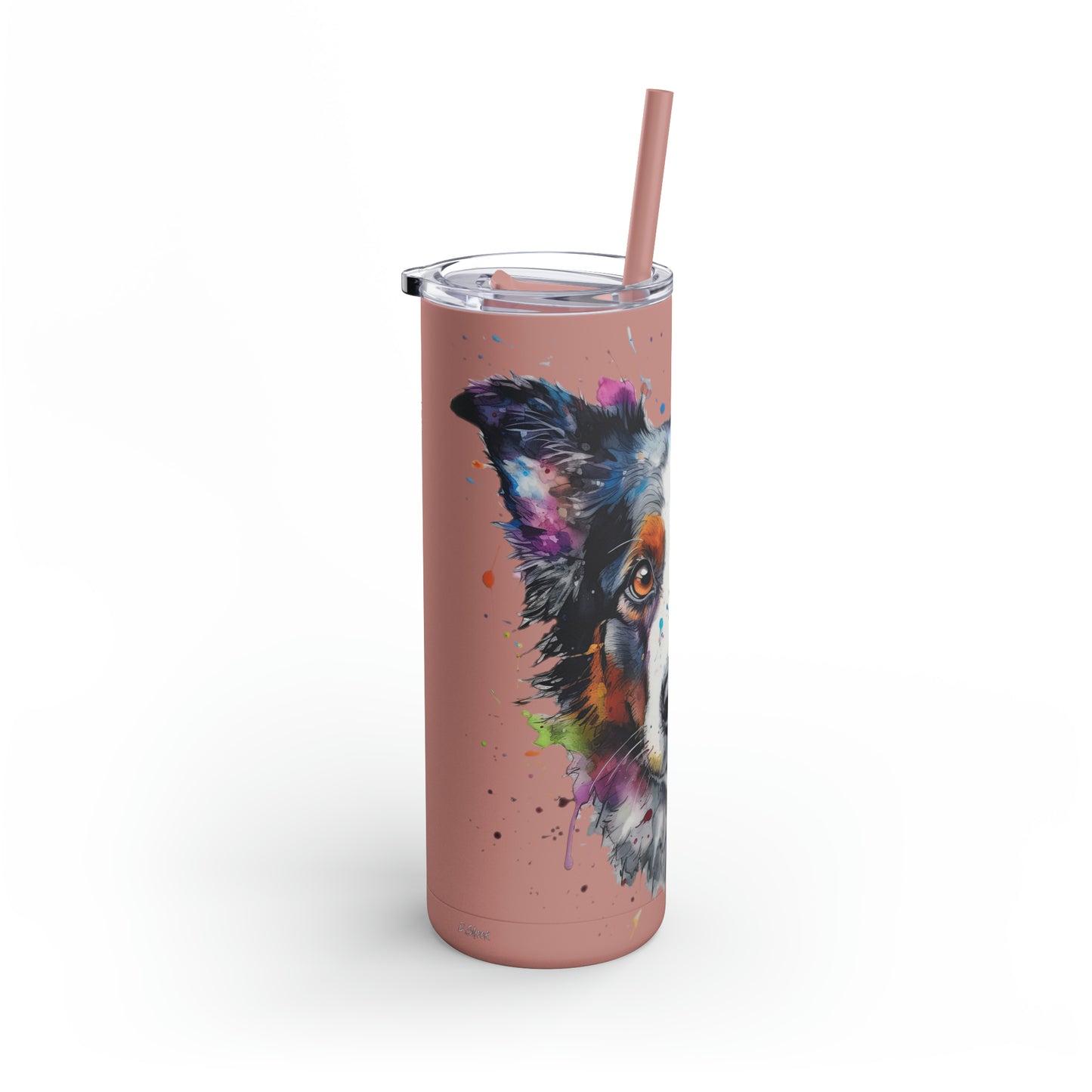 Border Collie 1 Maars Maker Skinny Matte Tumbler, 20oz