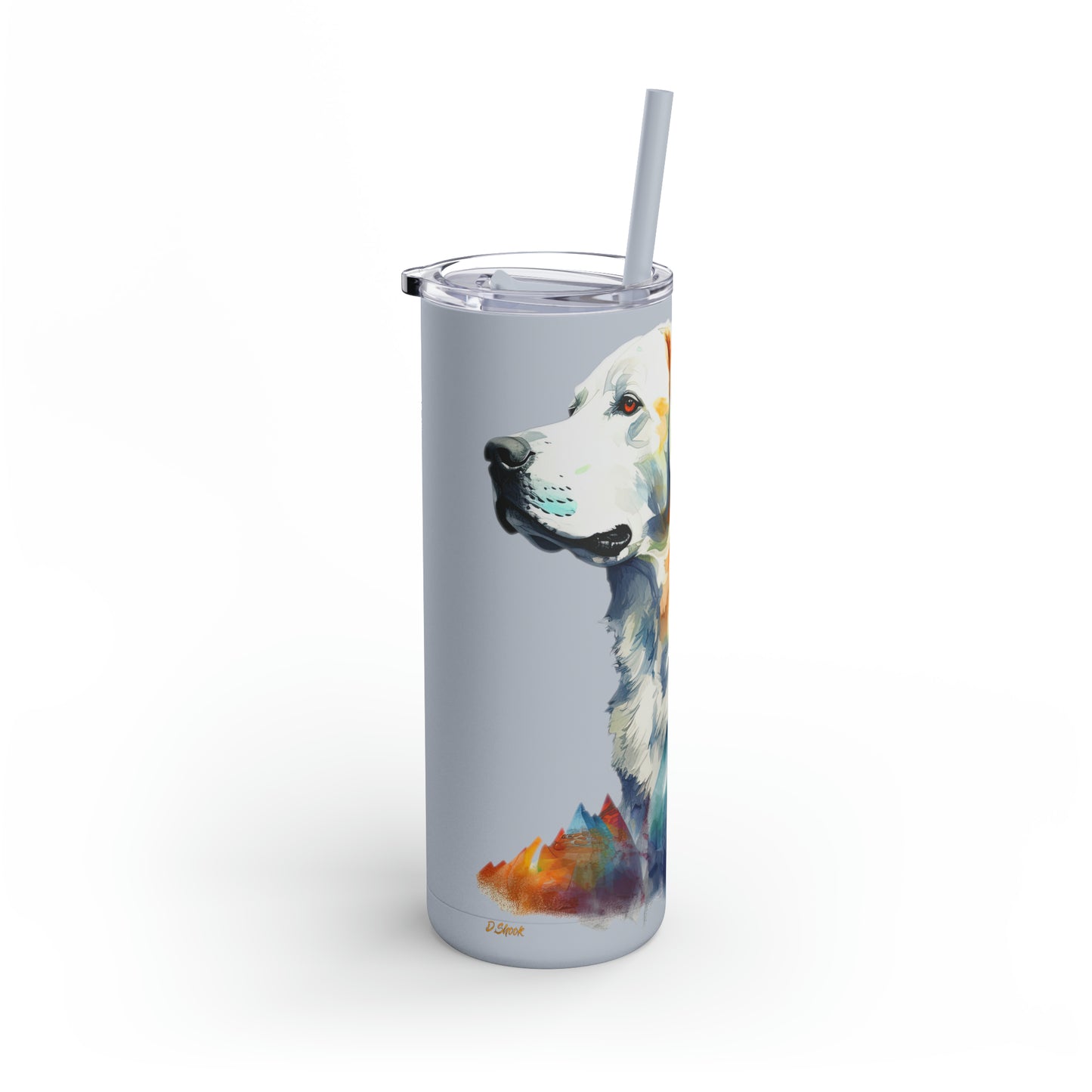 Greater Swiss Mountain Dog 5 Maars Maker Skinny Matte Tumbler, 20oz