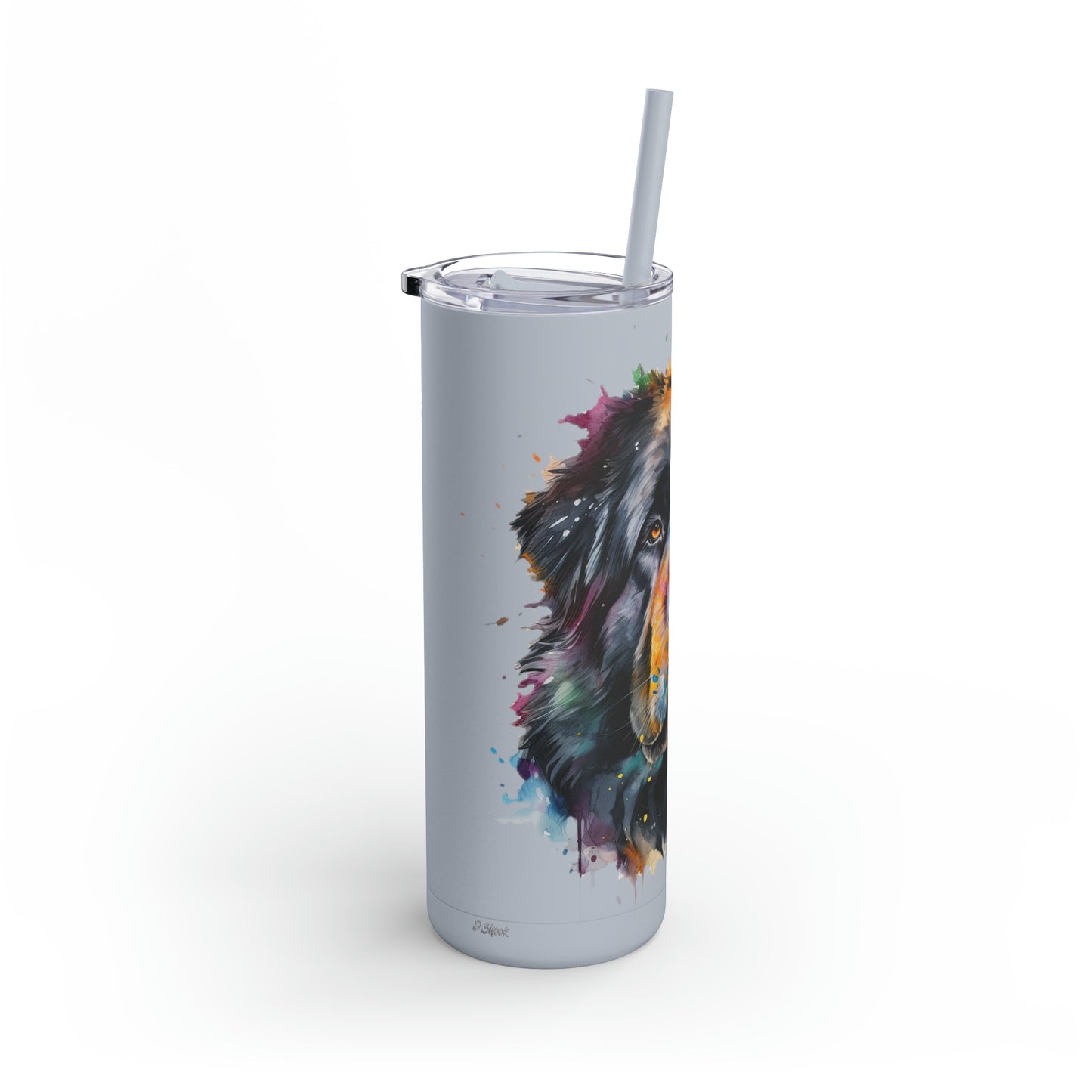 Newfoundland Dog 2 Maars Maker Skinny Matte Tumbler, 20oz