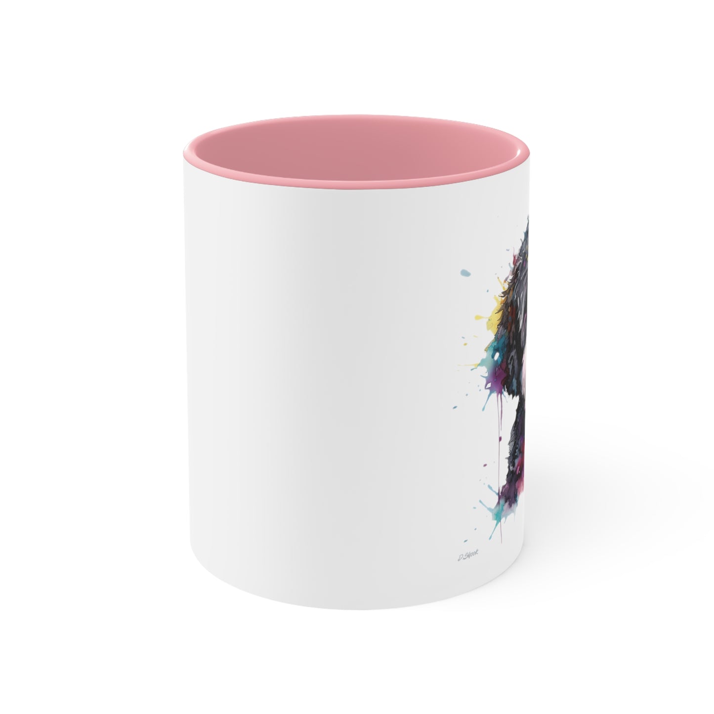 Portuguese Water Dog 1 Accent Mugs