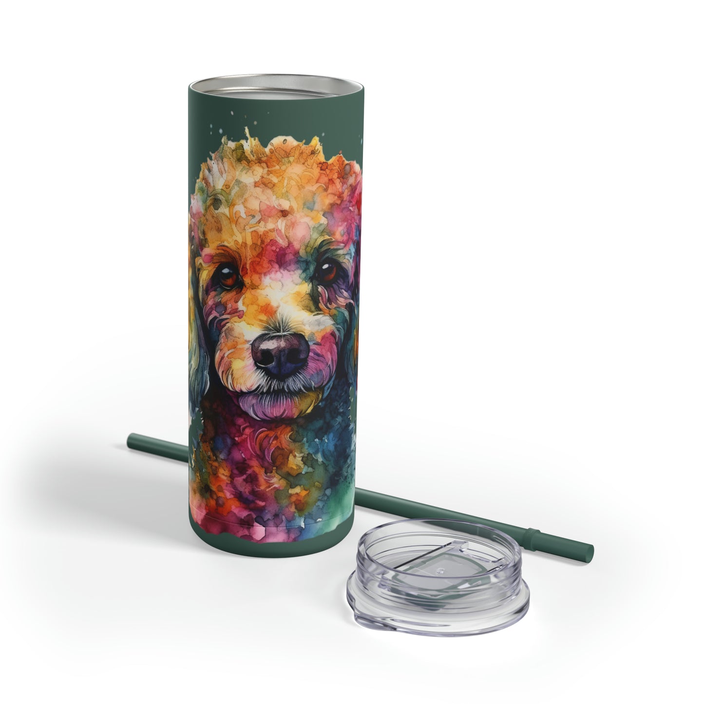 Poodle 2 Maars Maker Skinny Matte Tumbler, 20oz