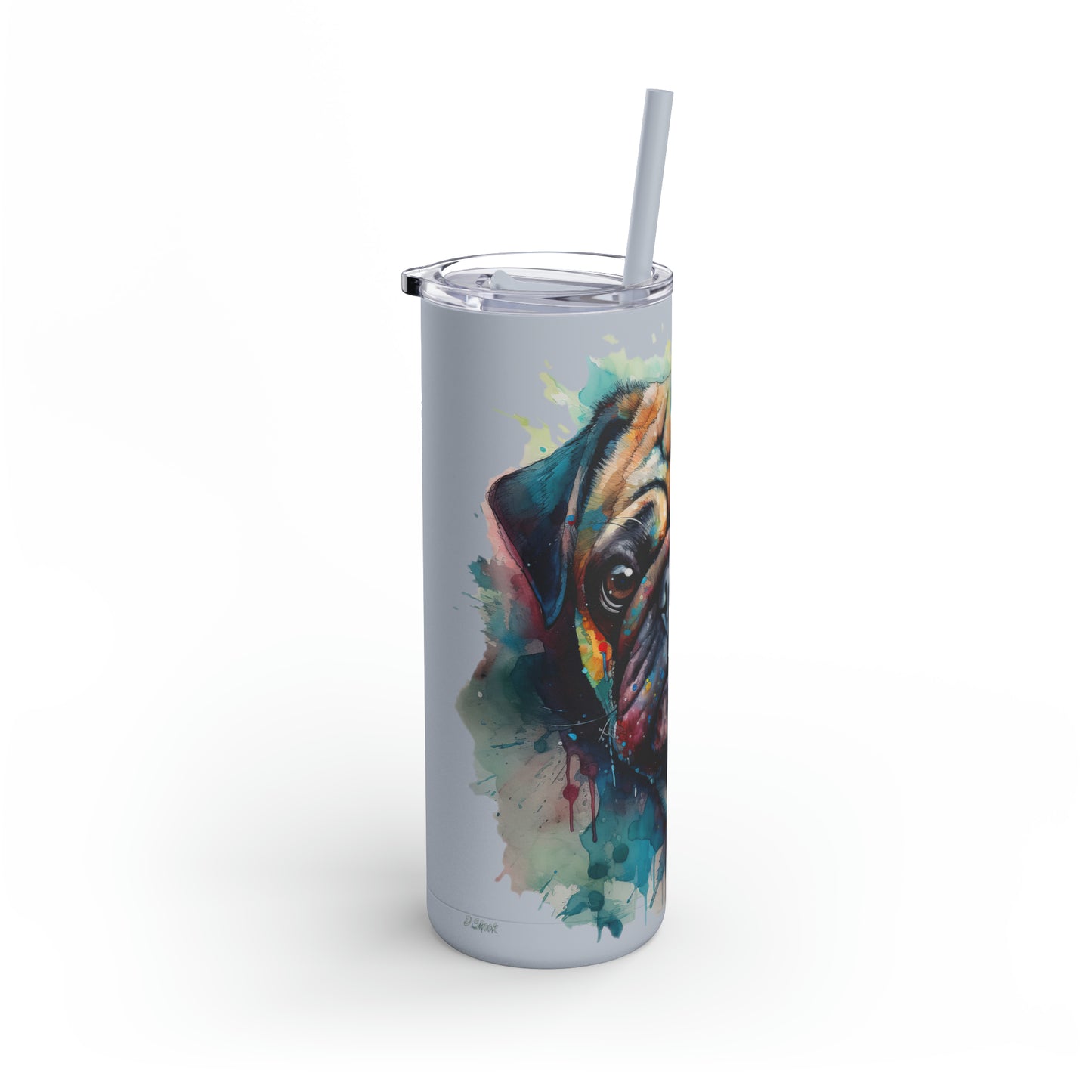 Pug 4 Maars Maker Skinny Matte Tumbler, 20oz