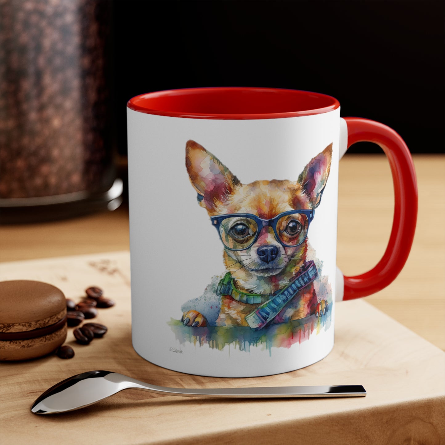 Chihuahua 4 Accent Mugs