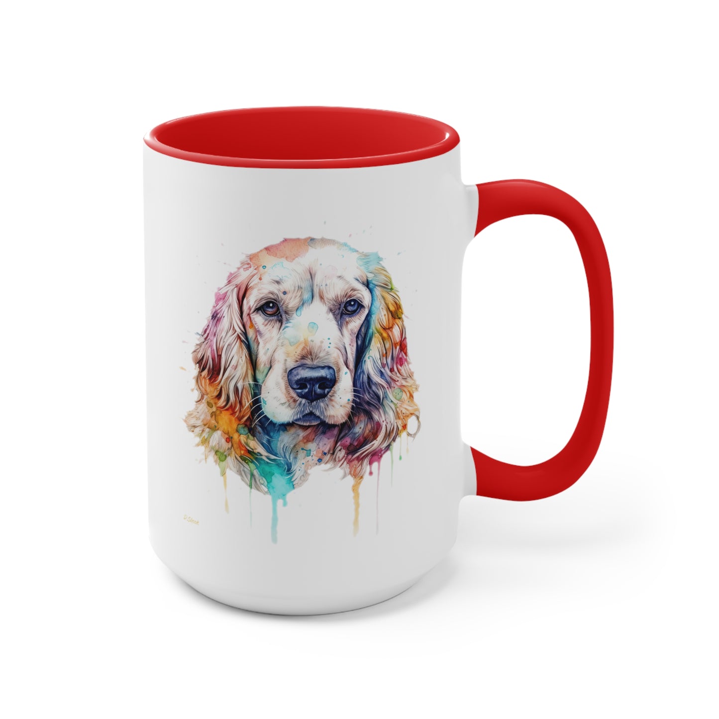 English Cocker Spaniel 1 Accent Mugs