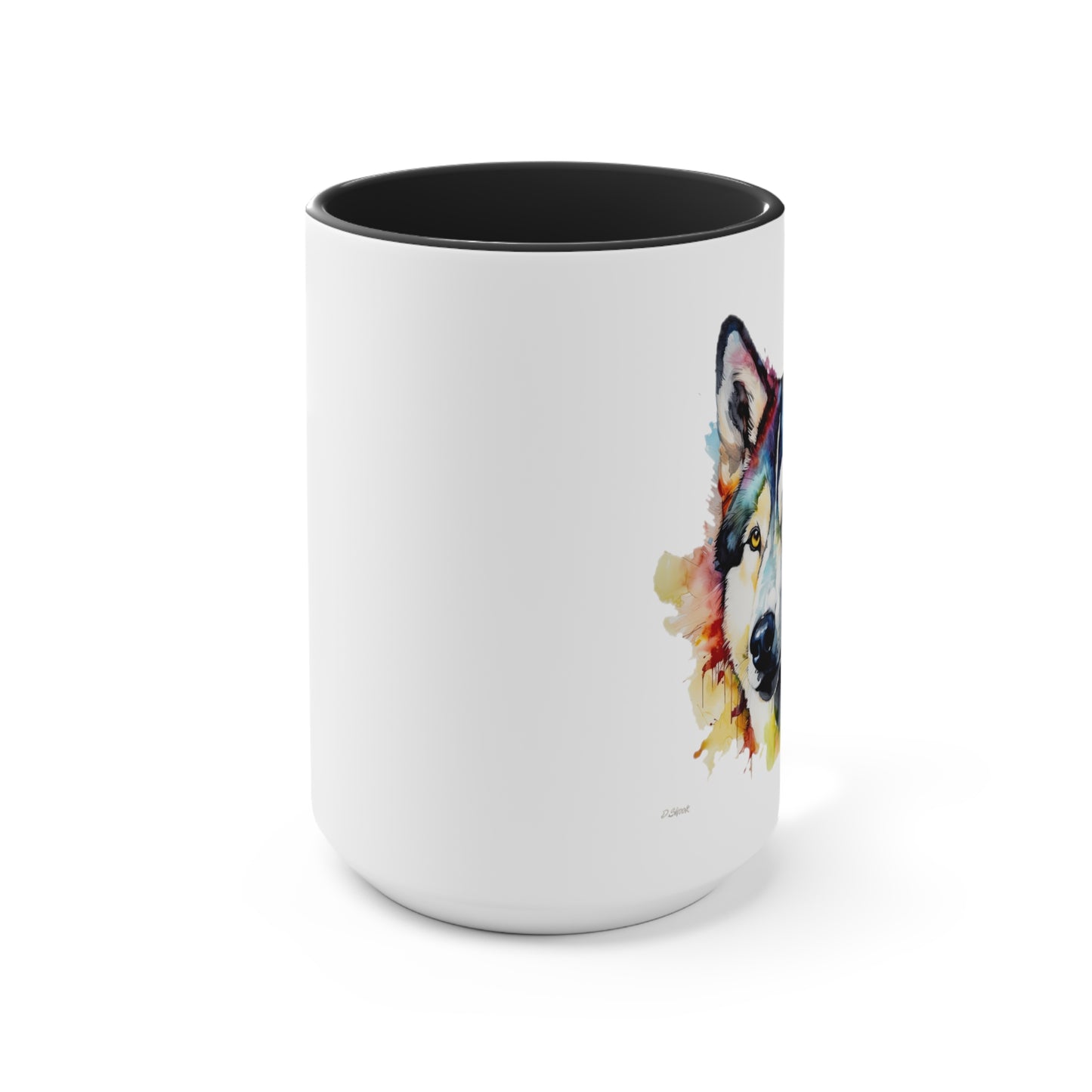 Siberian Husky 3 Accent Mugs