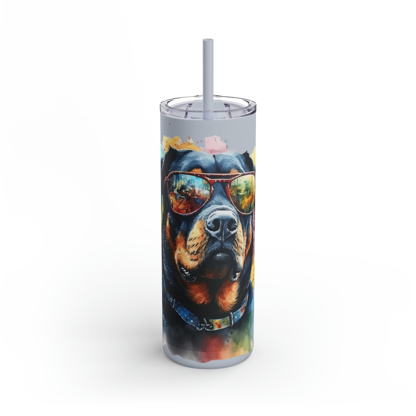 Rottweiler 6 Maars Maker Skinny Matte Tumbler, 20oz