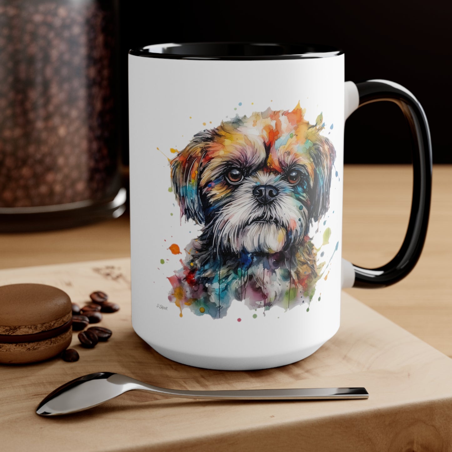 Shih Tzu 2 Accent Mugs