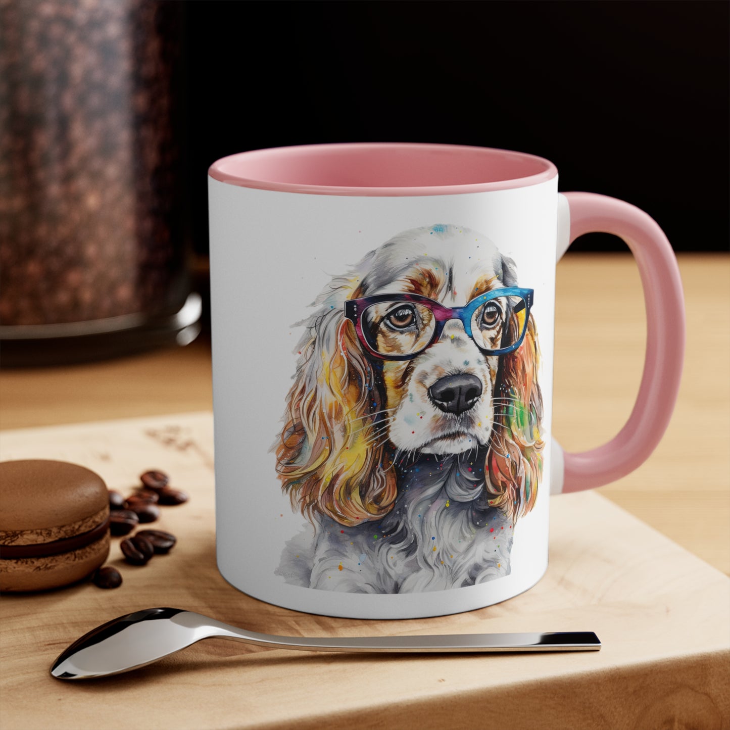 English Cocker Spaniel 6 Accent Mugs