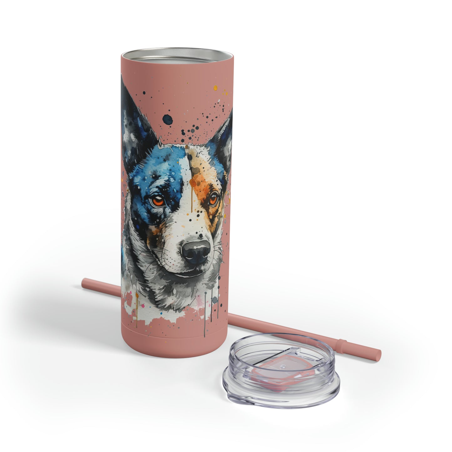 Blue Heeler 1 Maars Maker Skinny Matte Tumbler, 20oz