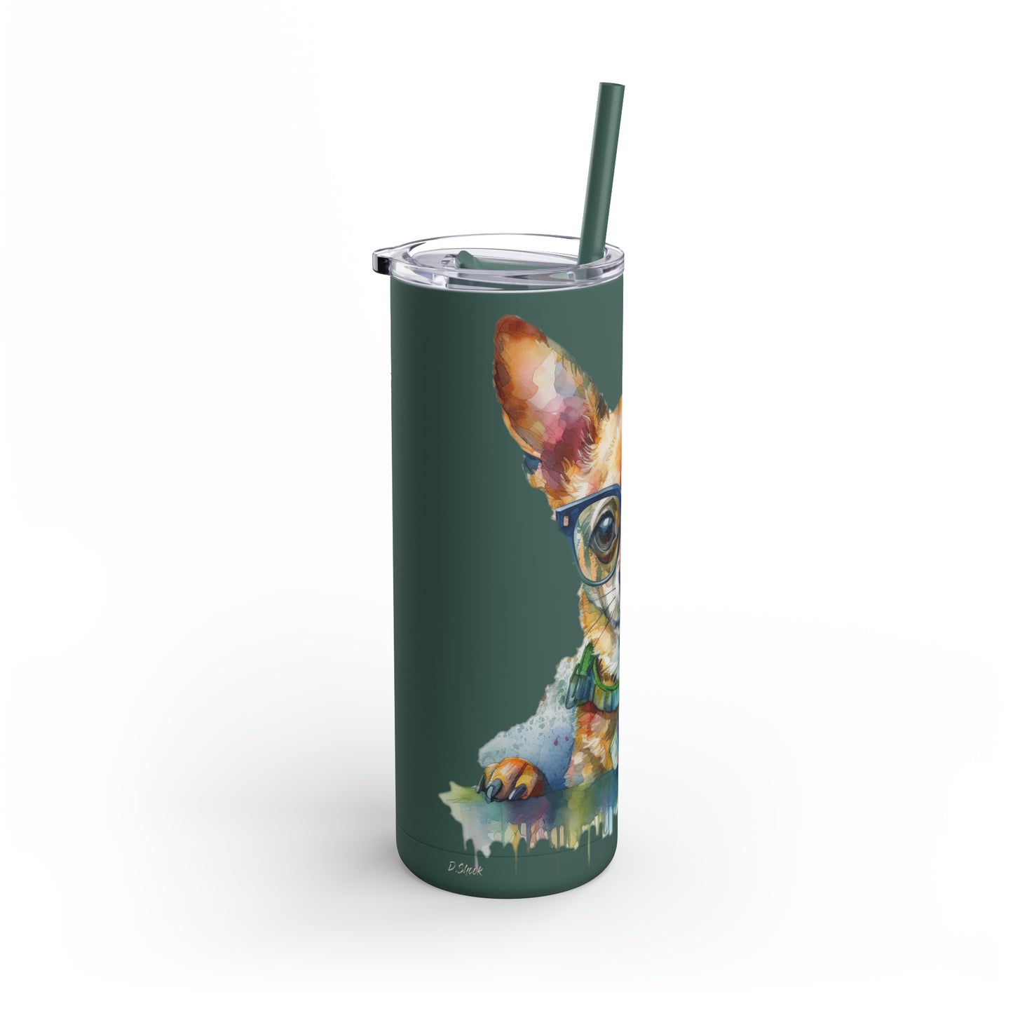 Chihuahua 4 Maars Maker Skinny Matte Tumbler, 20oz