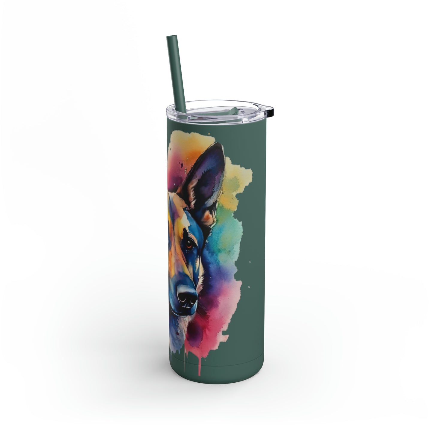 German Sheppard 3B Maars Maker Skinny Matte Tumbler, 20oz