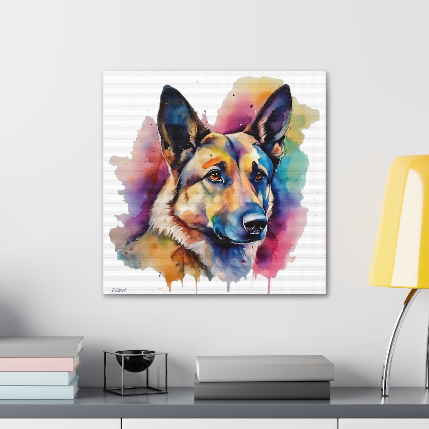 German Sheppard 3B Canvas Gallery Wraps