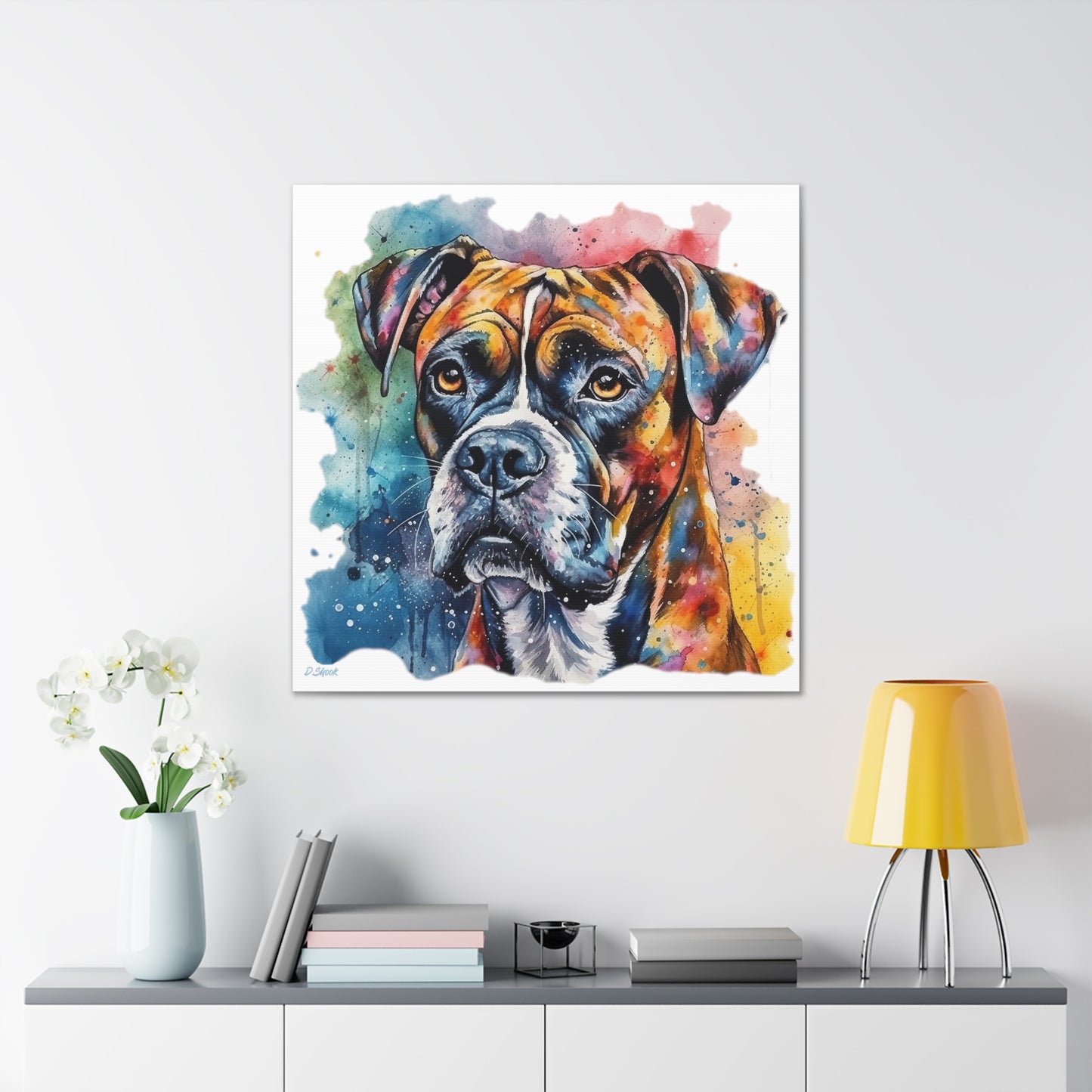 Boxer 3 Canvas Gallery Wraps