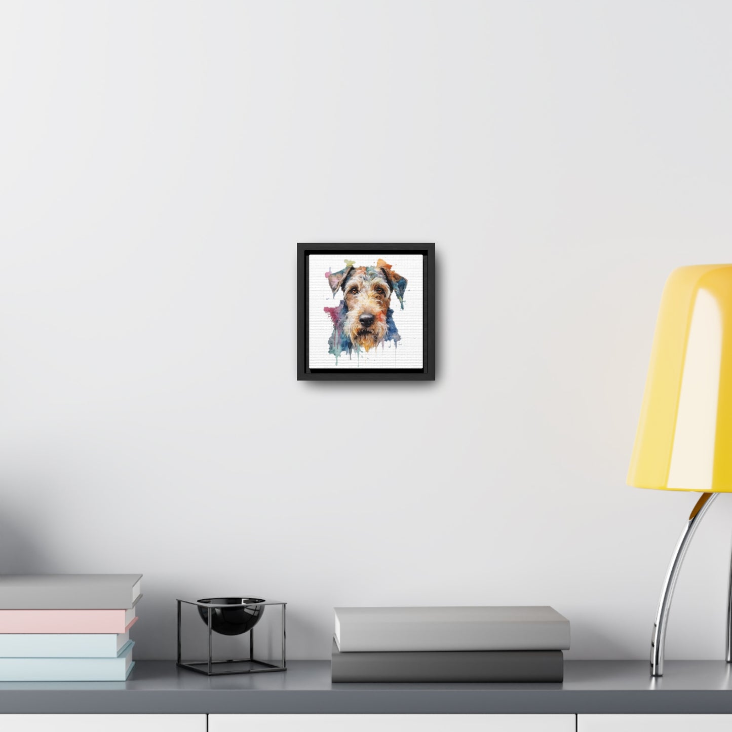 Airedale Terrier 2 Gallery Canvas Wraps, Square Frame