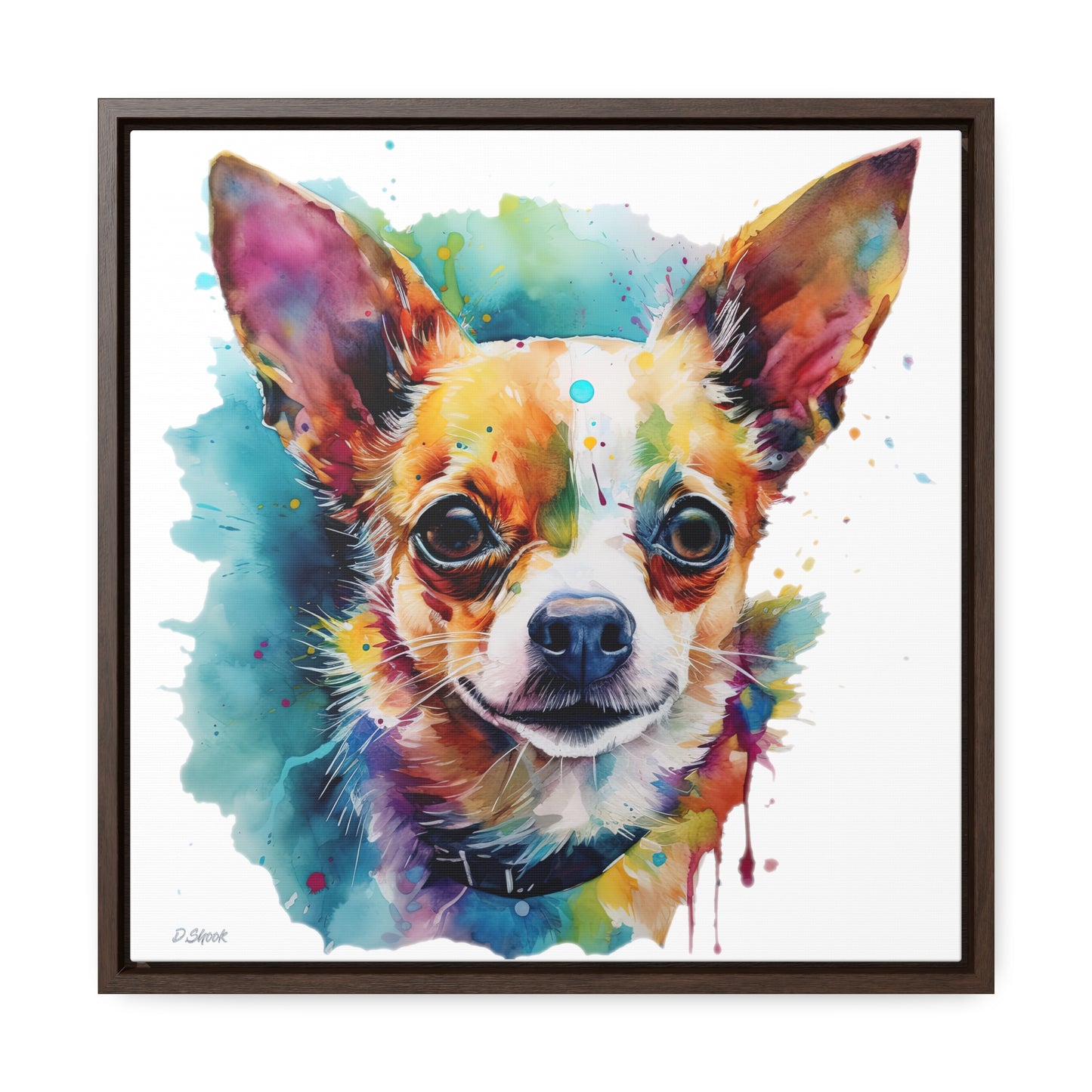 Chihuahua 1 Gallery Canvas Wraps, Square Frame