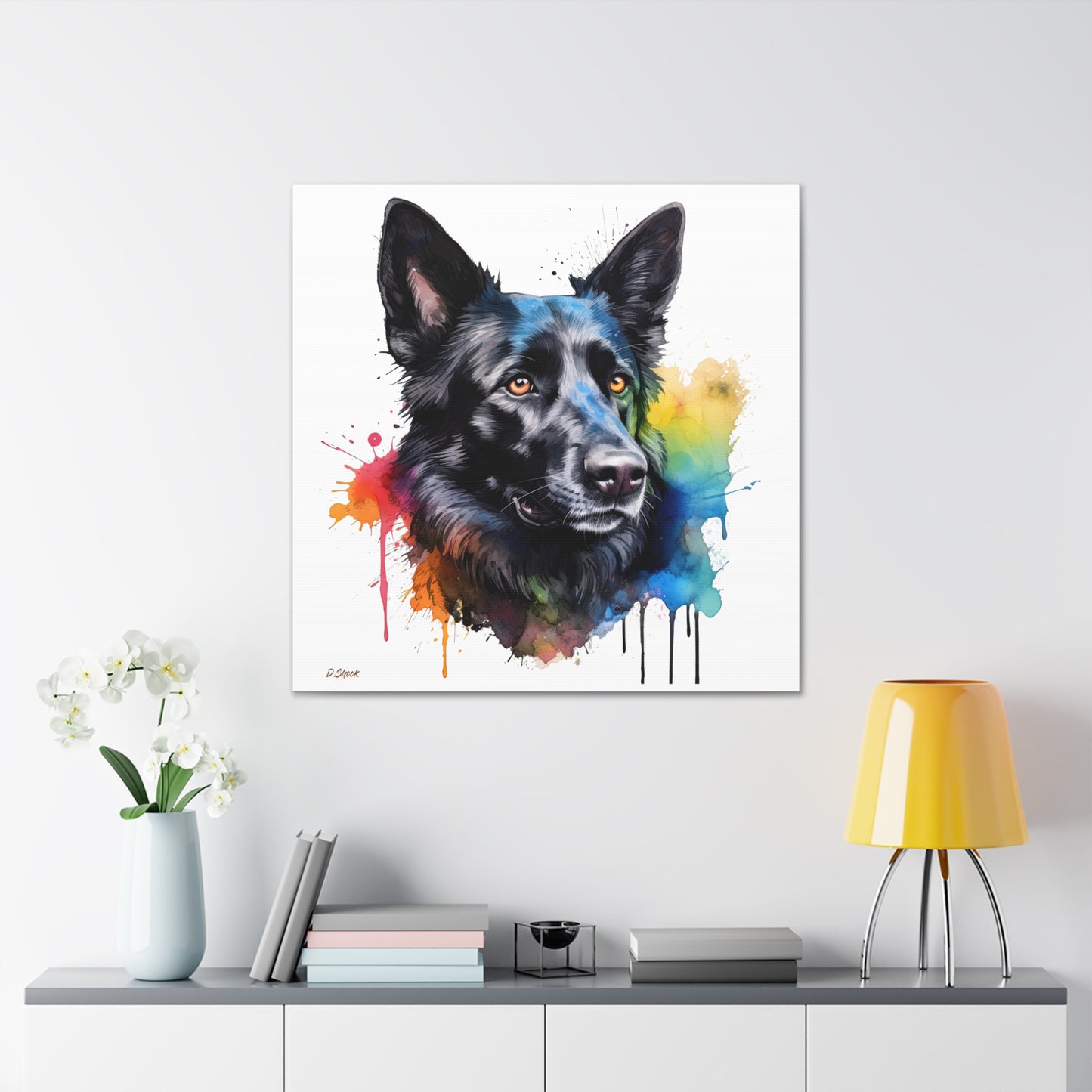 German Sheppard 22 Canvas Gallery Wraps