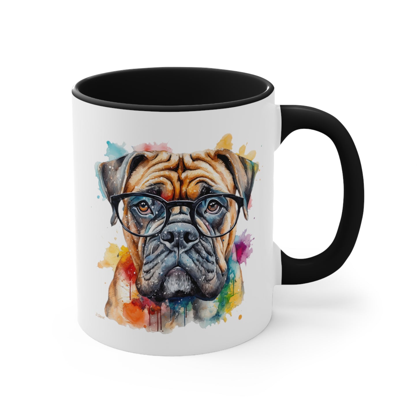 Bullmastiff 6 Accent Mugs