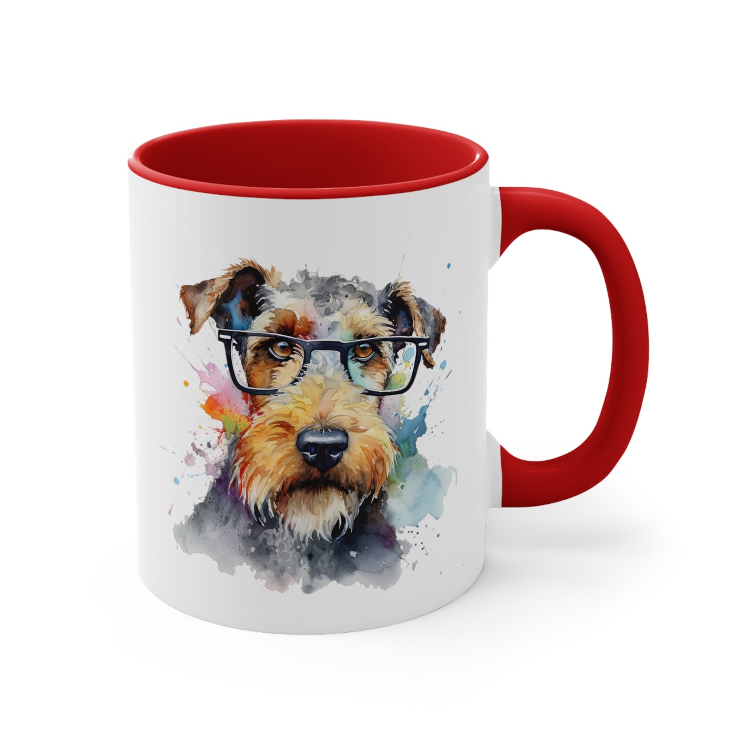 Airedale Terrier 7 Accent Mugs