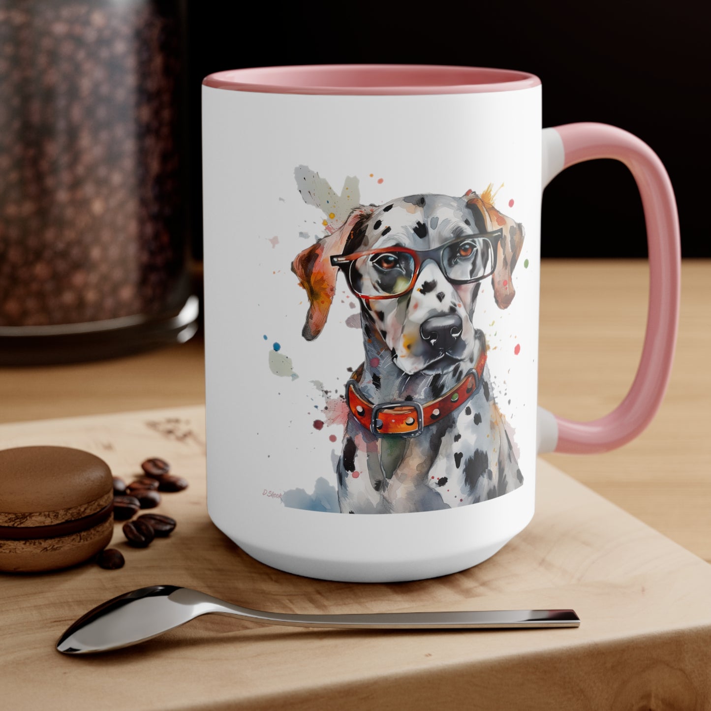 Dalmatian 3 Accent Mugs