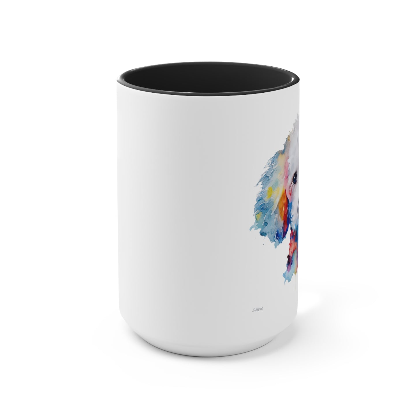 Poodle 8 Accent Mugs