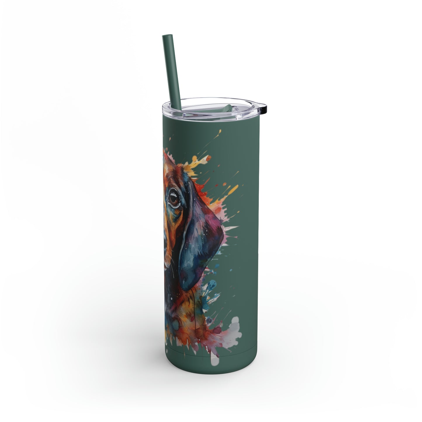 Dachshund 3 Maars Maker Skinny Matte Tumbler, 20oz