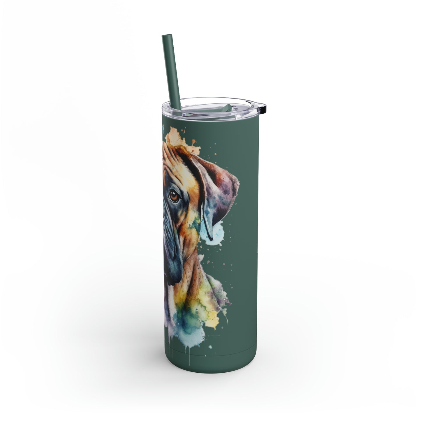 Bullmastiff 1 Maars Maker Skinny Matte Tumbler, 20oz