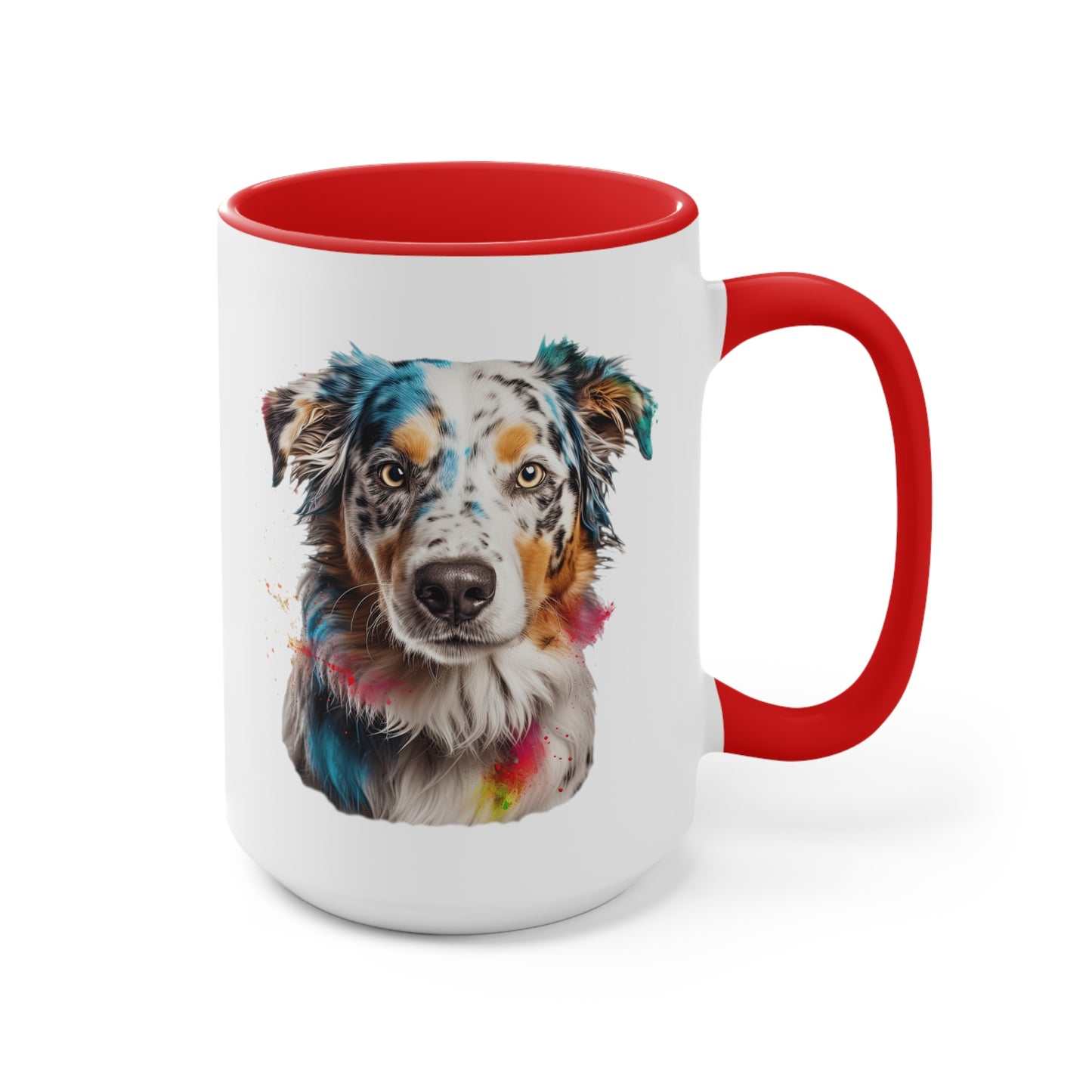 Australian Shepherd 3 Accent Mugs