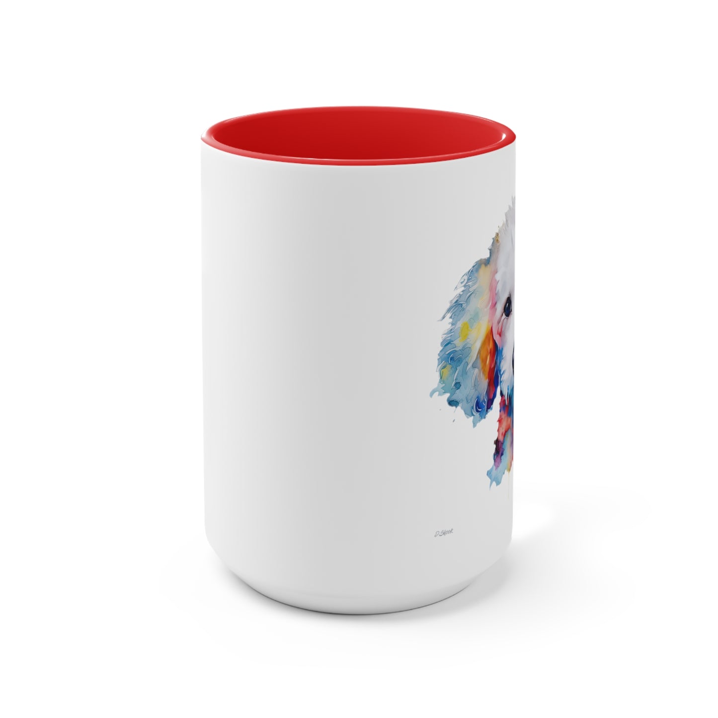 Poodle 8 Accent Mugs